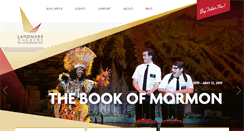 Desktop Screenshot of landmarktheatre.org